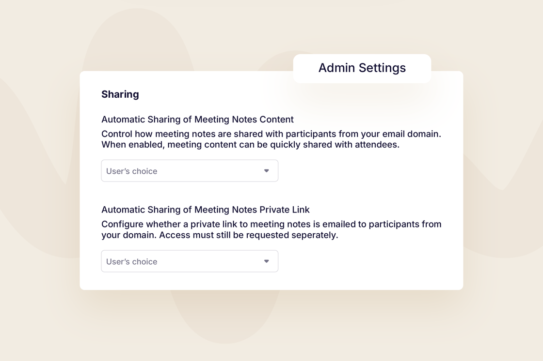 admin setting
